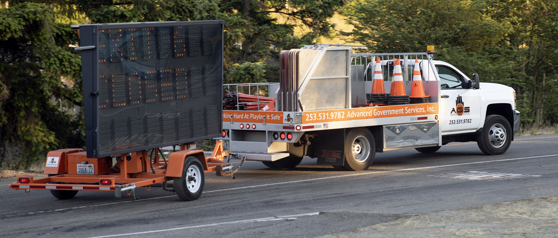 Image of AGS traffic control equipment