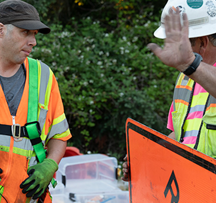 traffic control workers