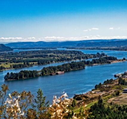 Puget Island and Columbia River