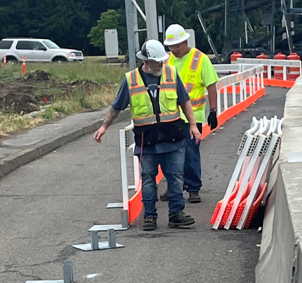 Abernathy Bridge - Setting Up